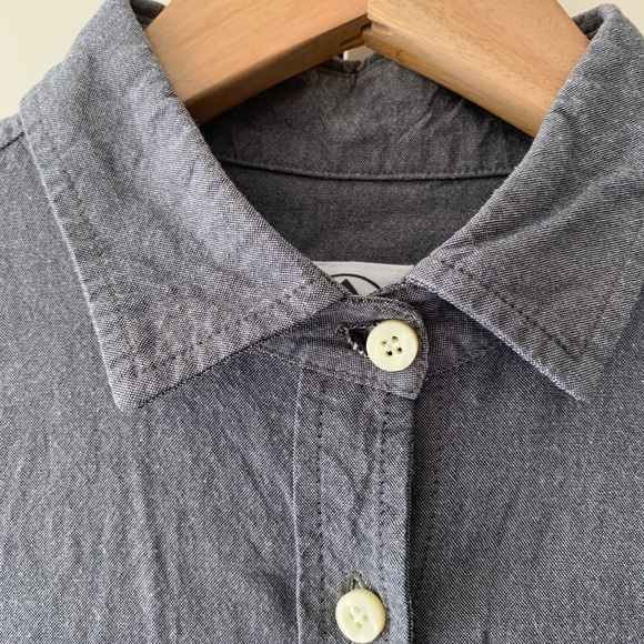 Grey/blue Cotton Tradlands Button Down - Picture 4 of 11